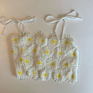 Daisy crop top